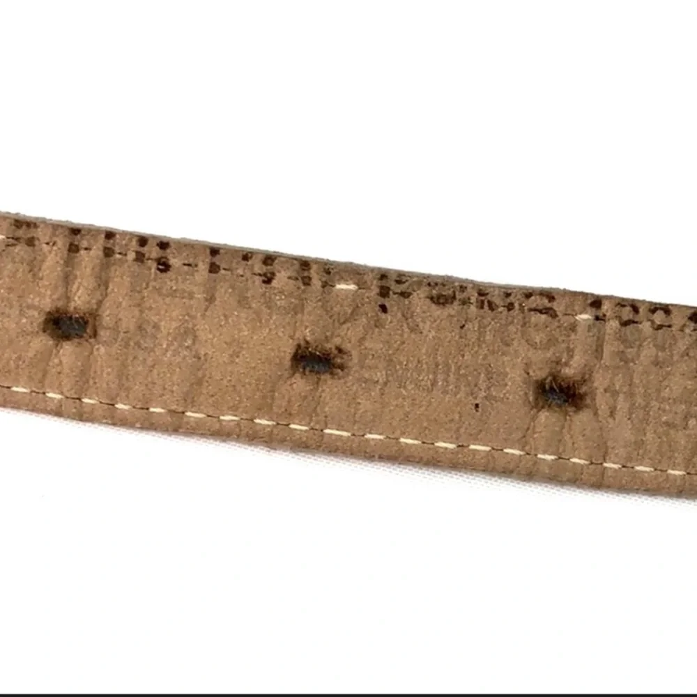 Leatherock Vintage Handcrafted Tan Leather Belt .75” x 30”